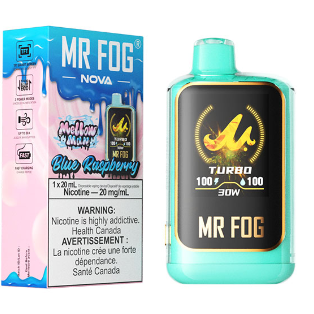 MR FOG NOVA 36K Mellow Man Blue Raspberry