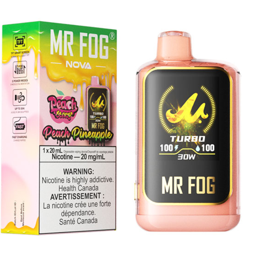 MR FOG NOVA 36K Peach Steezy Pineapple
