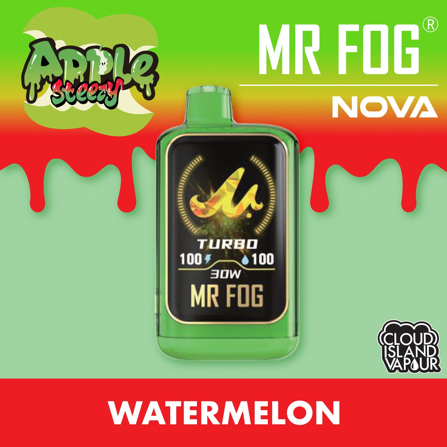 MR FOG NOVA Apple Steezy Watermelon