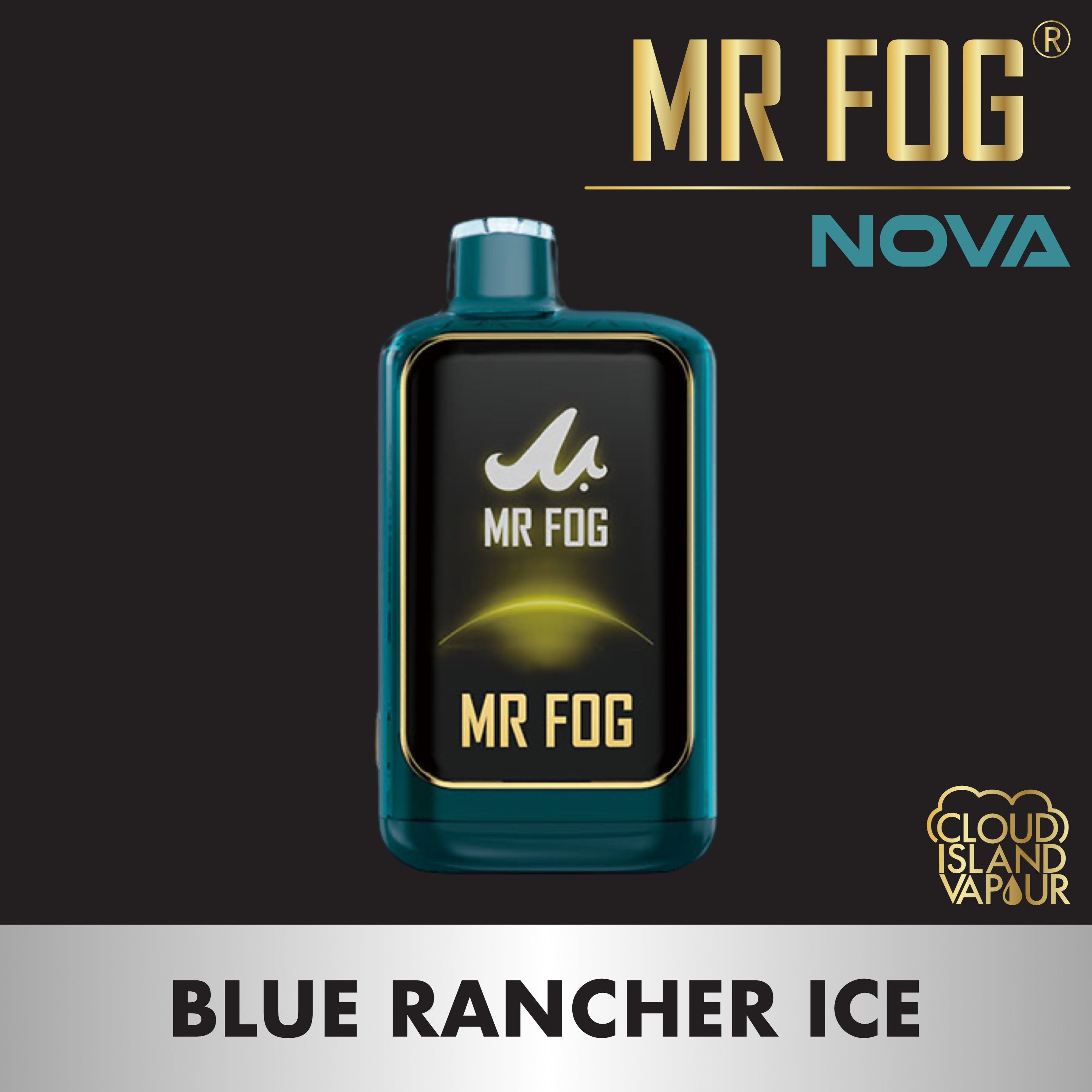 MR FOG NOVA 36K Disposable Vape - Blue Rancher Ice Cloud Island Vapour MR FOG NOVA 36K Disposable Vape - Blue Rancher Ice Cloud Island Vapour