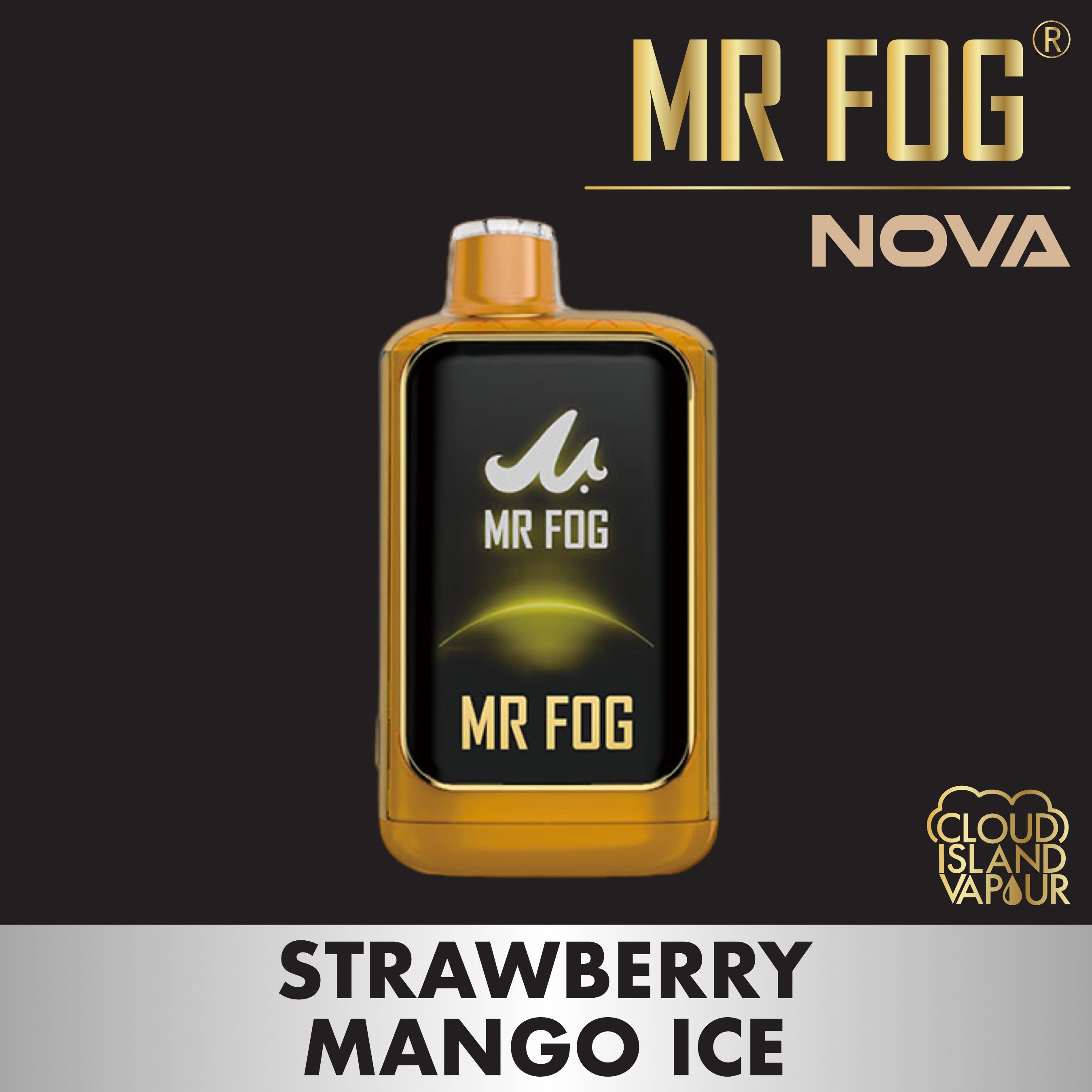 MR FOG NOVA 36K Disposable Vape - Strawberry Mango Ice Cloud Island Vapour MR FOG NOVA 36K Disposable Vape - Strawberry Mango Ice Cloud Island Vapour