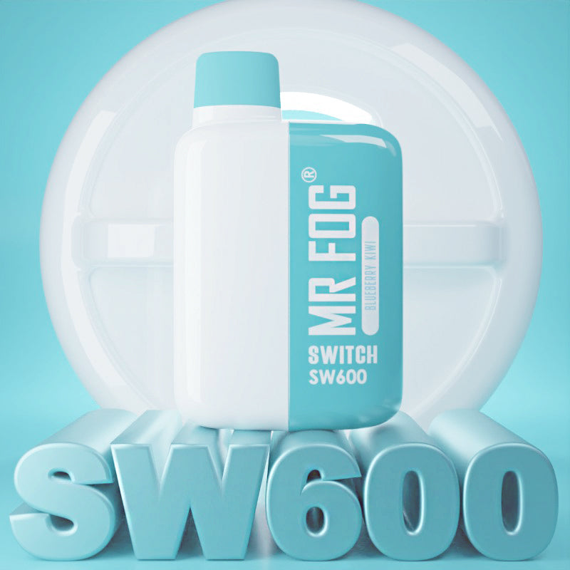MR FOG SWITCH SW600 Disposable Vape - Blueberry Kiwi Cloud Island Vapour MR FOG SWITCH SW600 Disposable Vape - Blueberry Kiwi Cloud Island Vapour