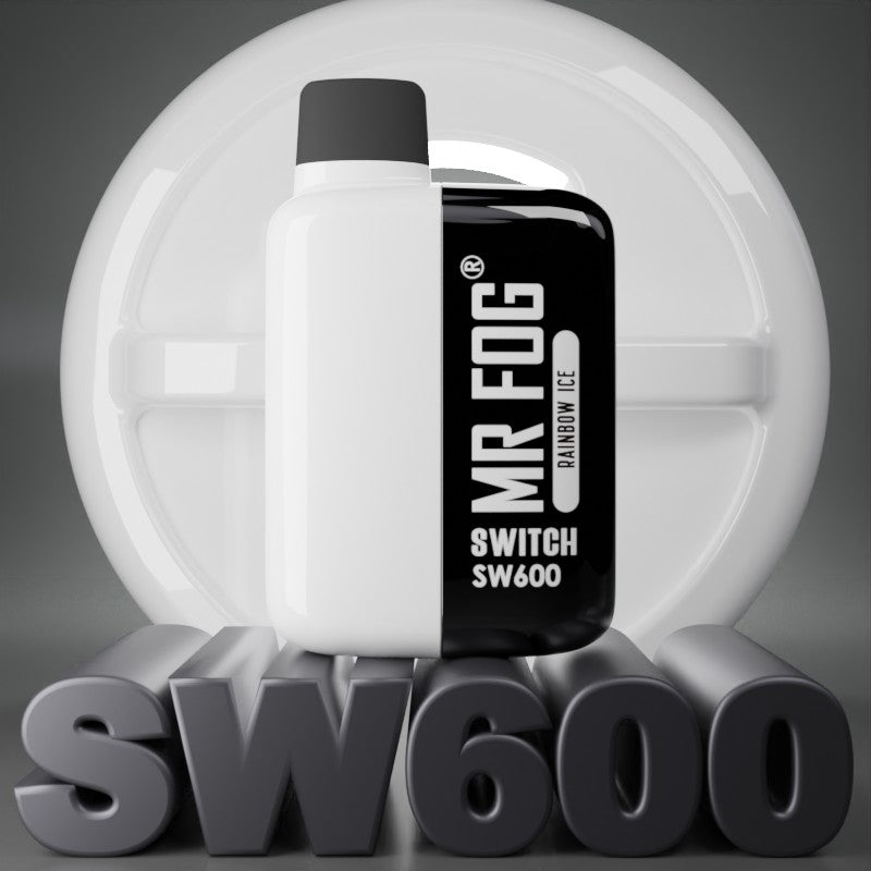 MR FOG SWITCH SW600 Disposable Vape - Lemon Rainbow Ice Cloud Island Vapour MR FOG SWITCH SW600 Disposable Vape - Lemon Rainbow Ice Cloud Island Vapour