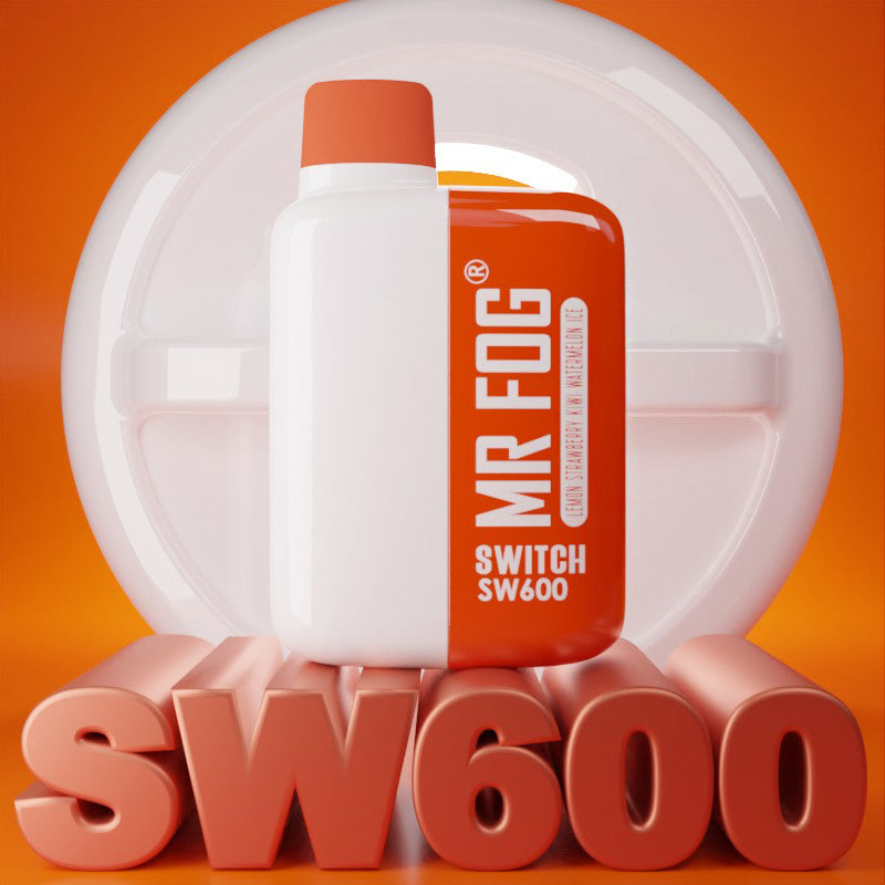 mr fog switch lemon strawberry kiwi watermelon ice MR FOG SWITCH SW600 Disposable Vape