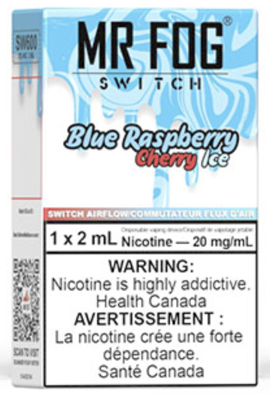 MR FOG SWITCH SW600 Disposable Vape Blue Raspberry Cherry Ice