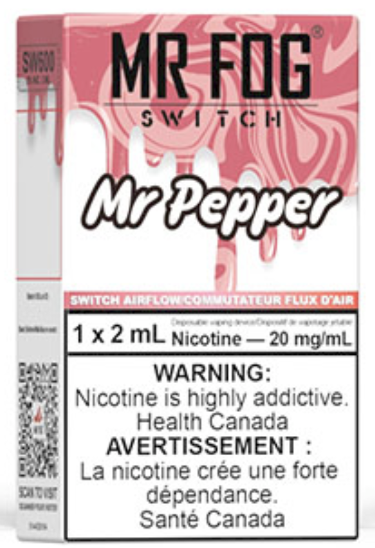 MR FOG SWITCH SW600 Disposable Vape Mr Pepper