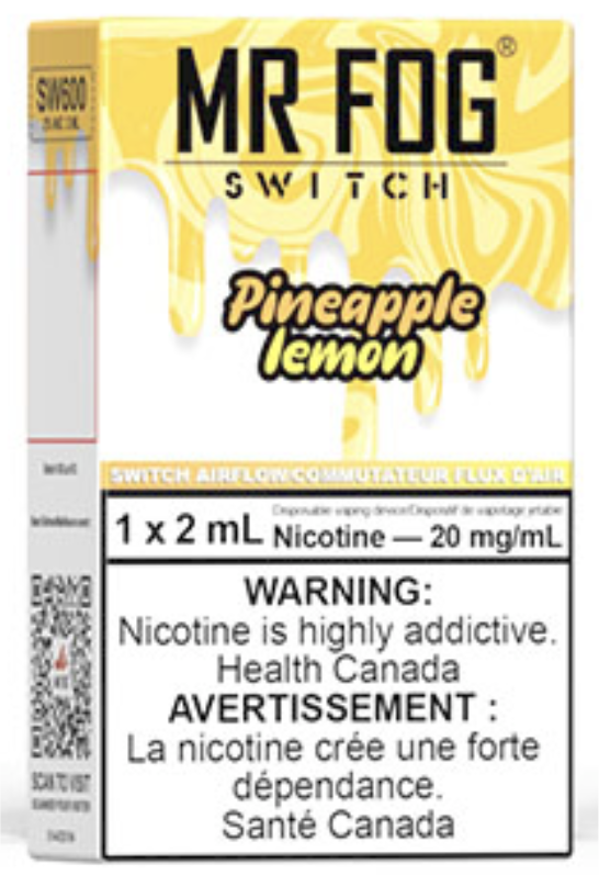 MR FOG SWITCH SW600 Disposable Vape Pineapple Lemon
