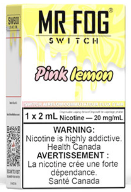 MR FOG SWITCH SW600 Disposable Vape Pink Lemon