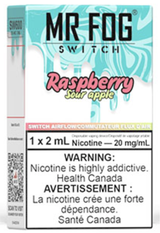MR FOG SWITCH SW600 Disposable Vape Raspberry Sour Apple