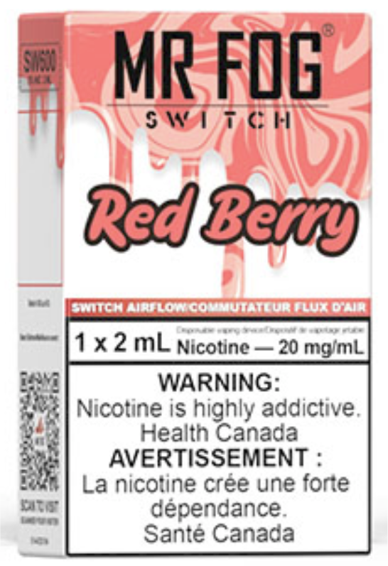 MR FOG SWITCH SW600 Disposable Vape Red Berry