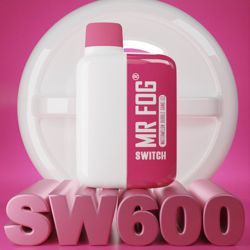 MR FOG SWITCH SW600 Disposable Vape - Watermelon Bubble Gang Ice  Cloud  Island Vapour