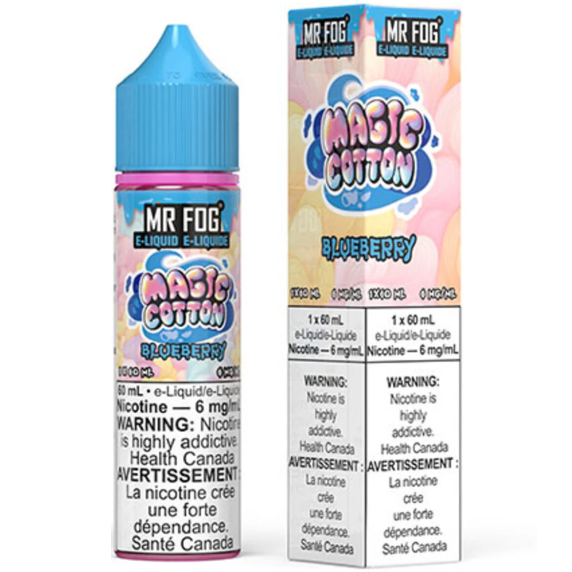 MR FOG E-Liquid 60mL - Magic Cotton Blueberry Cloud Island Vapour MR FOG E-Liquid 60mL - Magic Cotton Blueberry Cloud Island Vapour