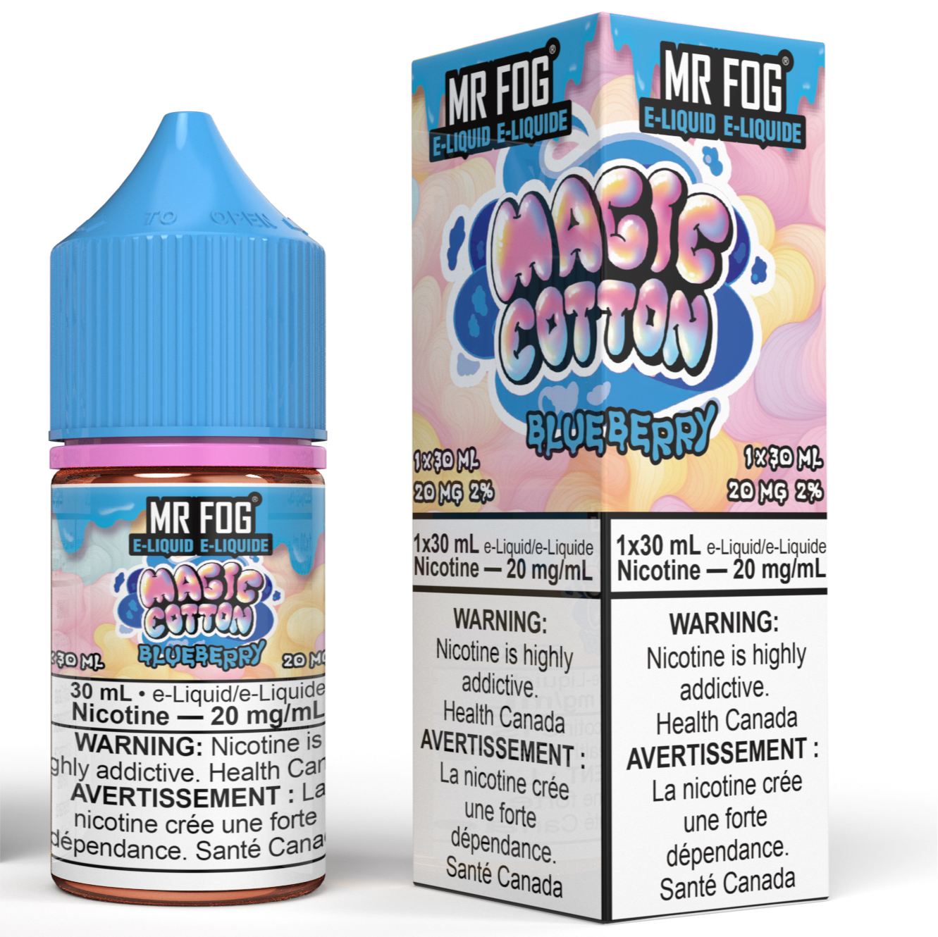 MR FOG Salt E-Liquid - Magic Cotton Blueberry Cloud Island Vapour MR FOG Salt E-Liquid - Magic Cotton Blueberry Cloud Island Vapour