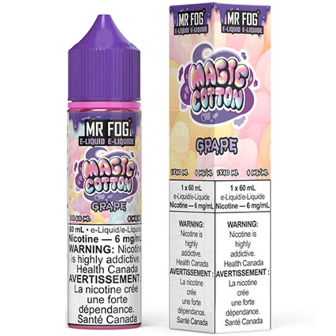 MR FOG E-Liquid 60mL - Magic Cotton Grape Cloud Island Vapour MR FOG E-Liquid 60mL - Magic Cotton Grape Cloud Island Vapour