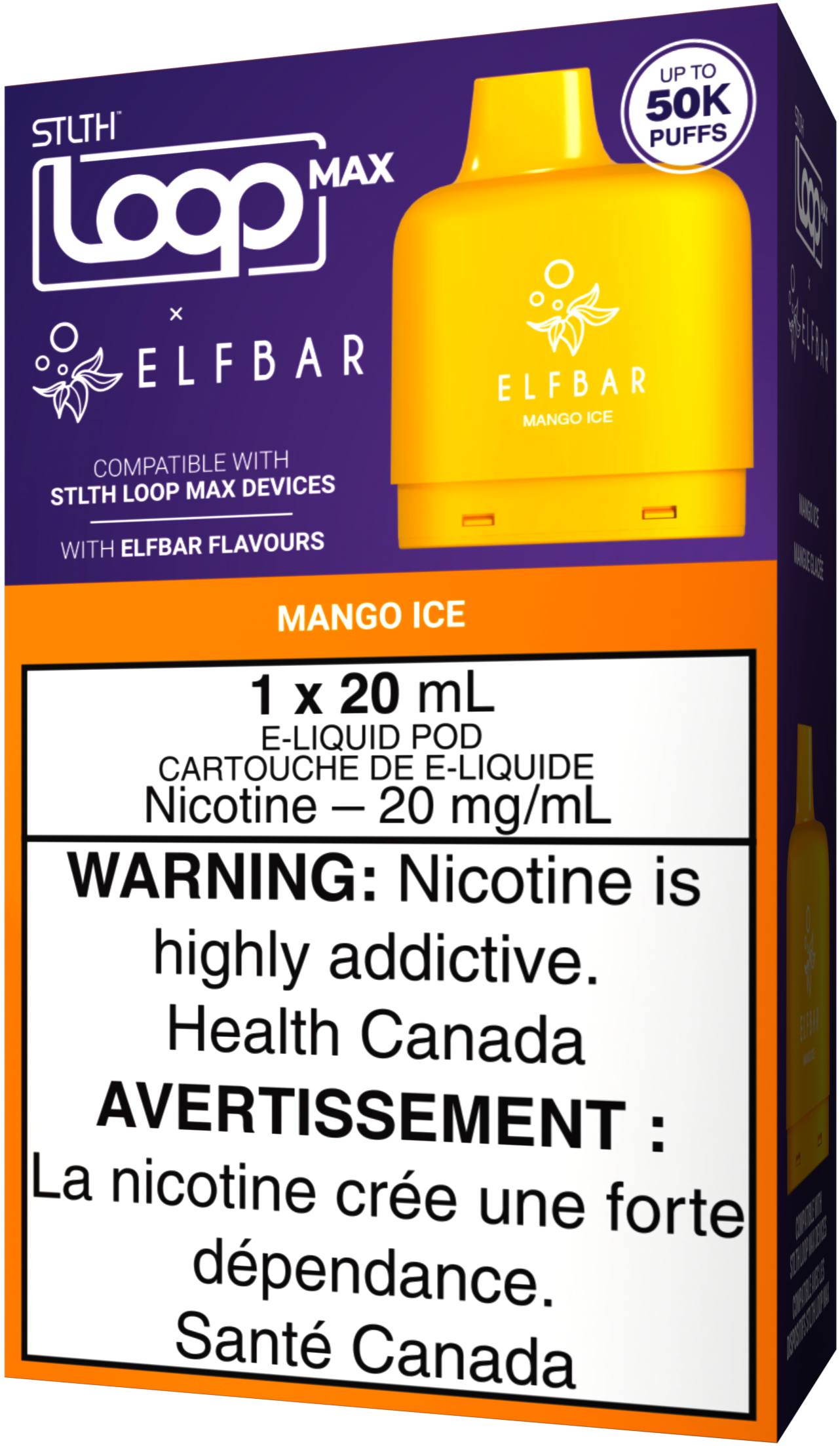 Mango Ice STLTH LOOP MAX X ELFBAR Pod Pack