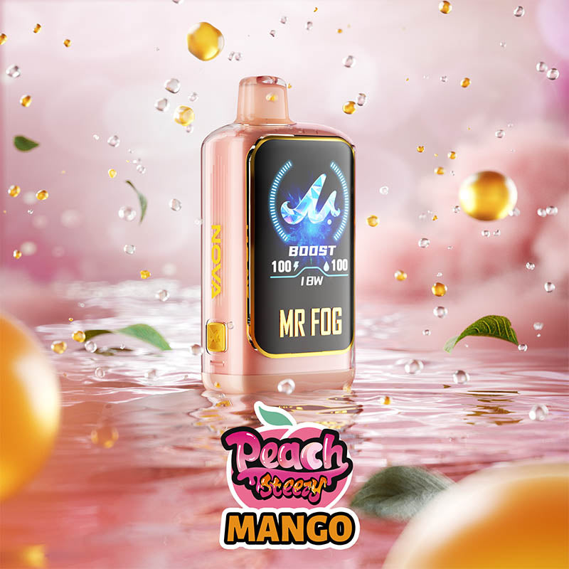 Mango MR FOG NOVA Peach Steezy Disposable Vape