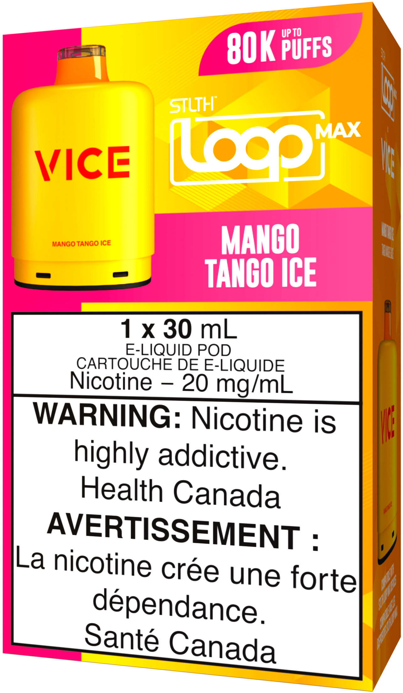 Mango Tango Ice STLTH LOOP MAX X VICE Pod Pack