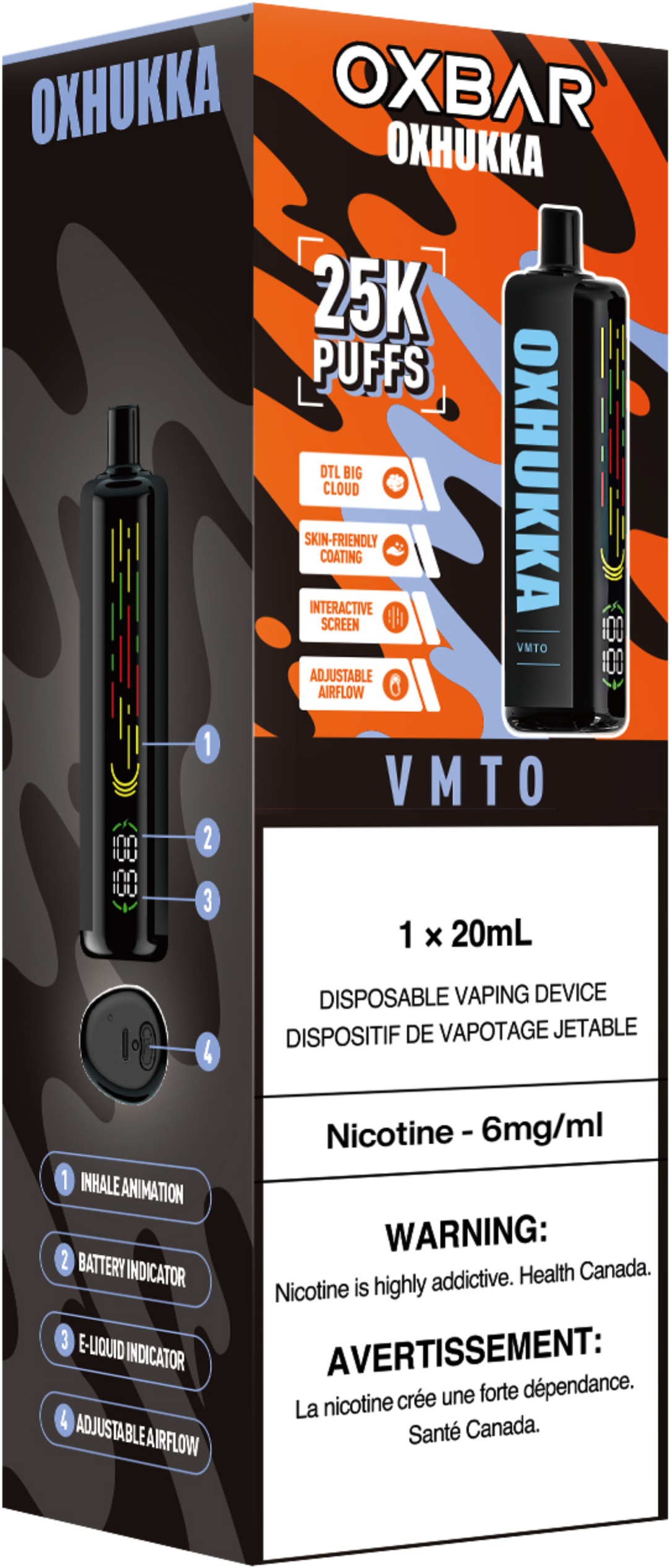 Oxbar Oxhukka Disposable VMTO