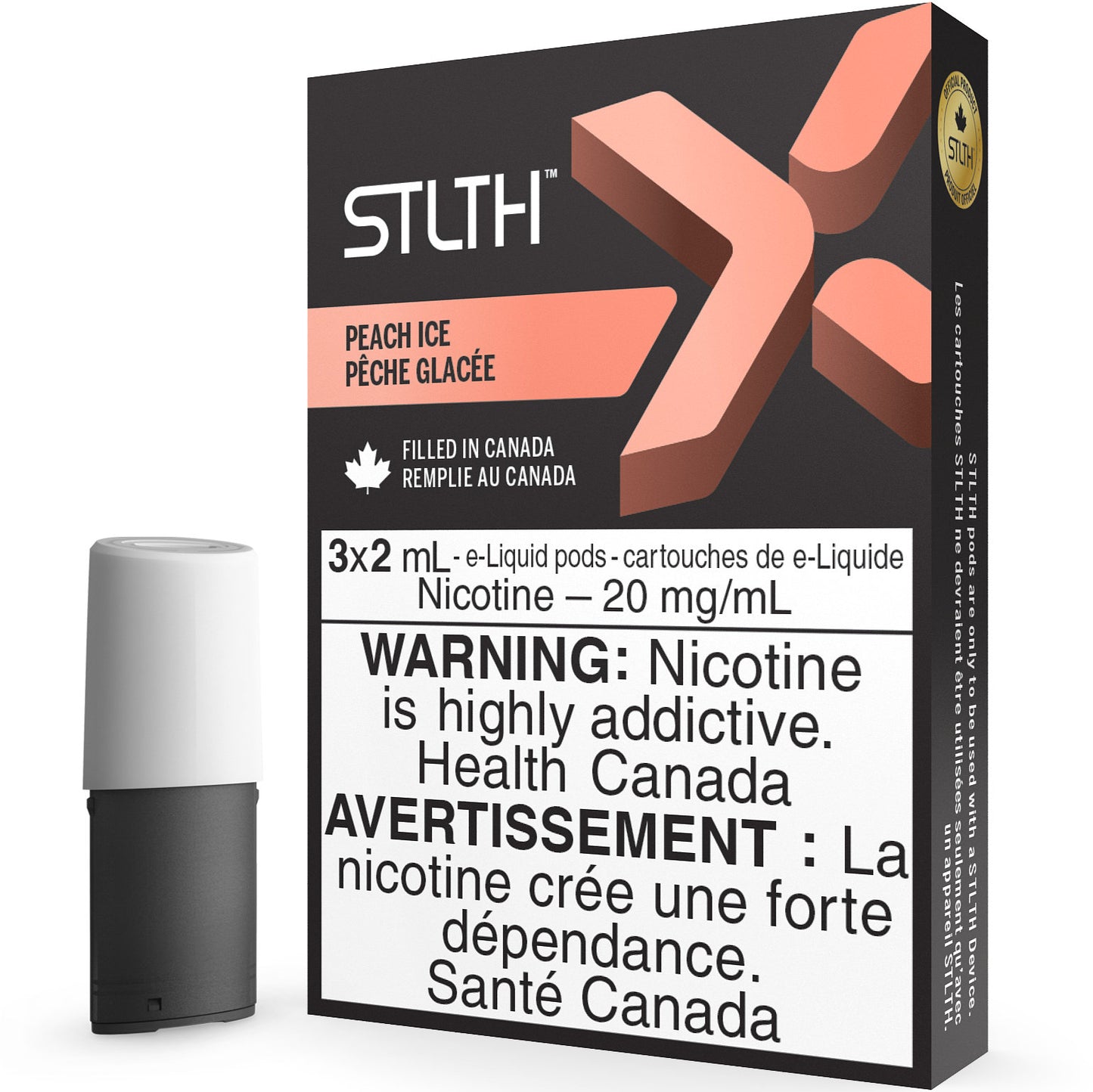 Peach Ice STLTH X Pod Pack