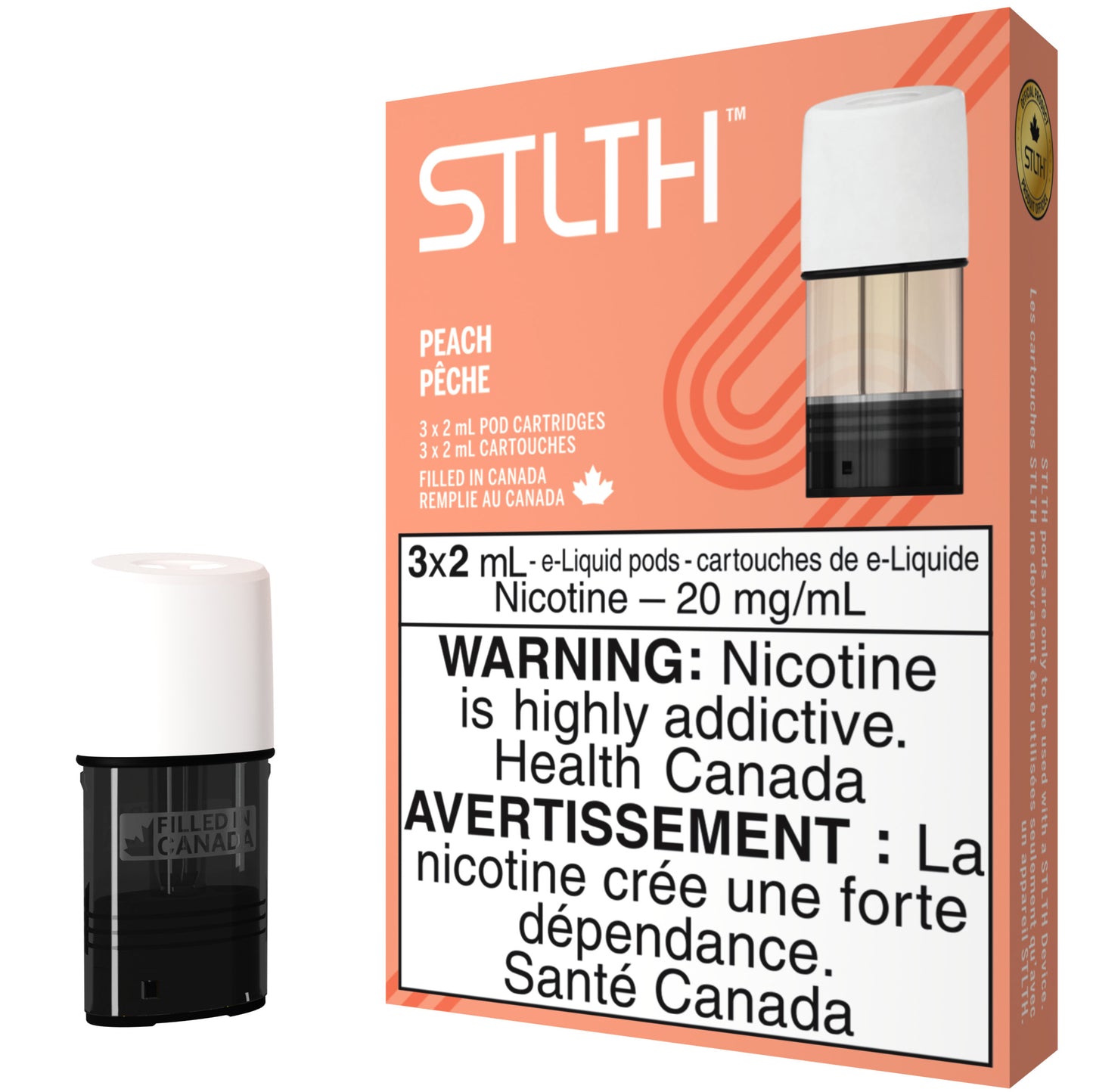 Peach STLTH Pod Pack