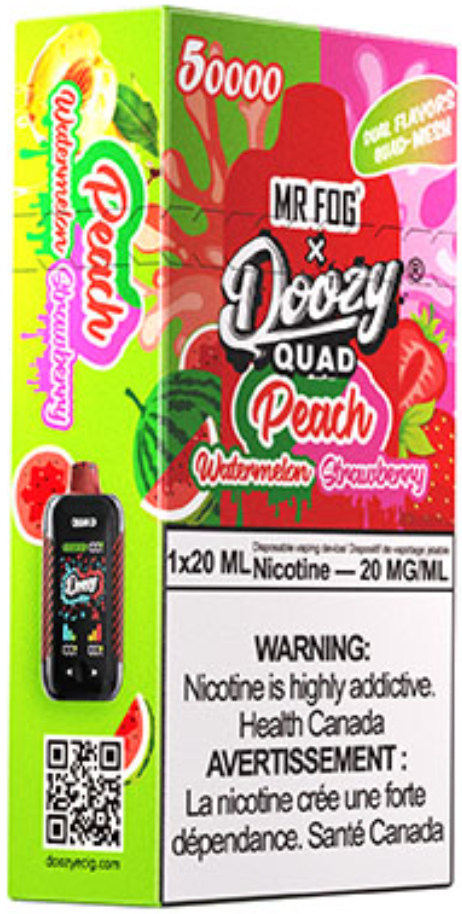 Peach Watermelon Peach Strawberry DOOZY QUAD Disposable