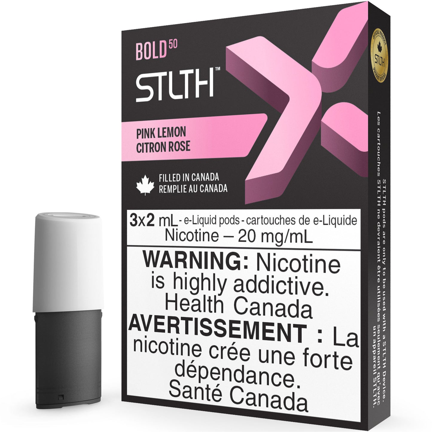 Pink Lemon STLTH X Pod Pack BOLD 50