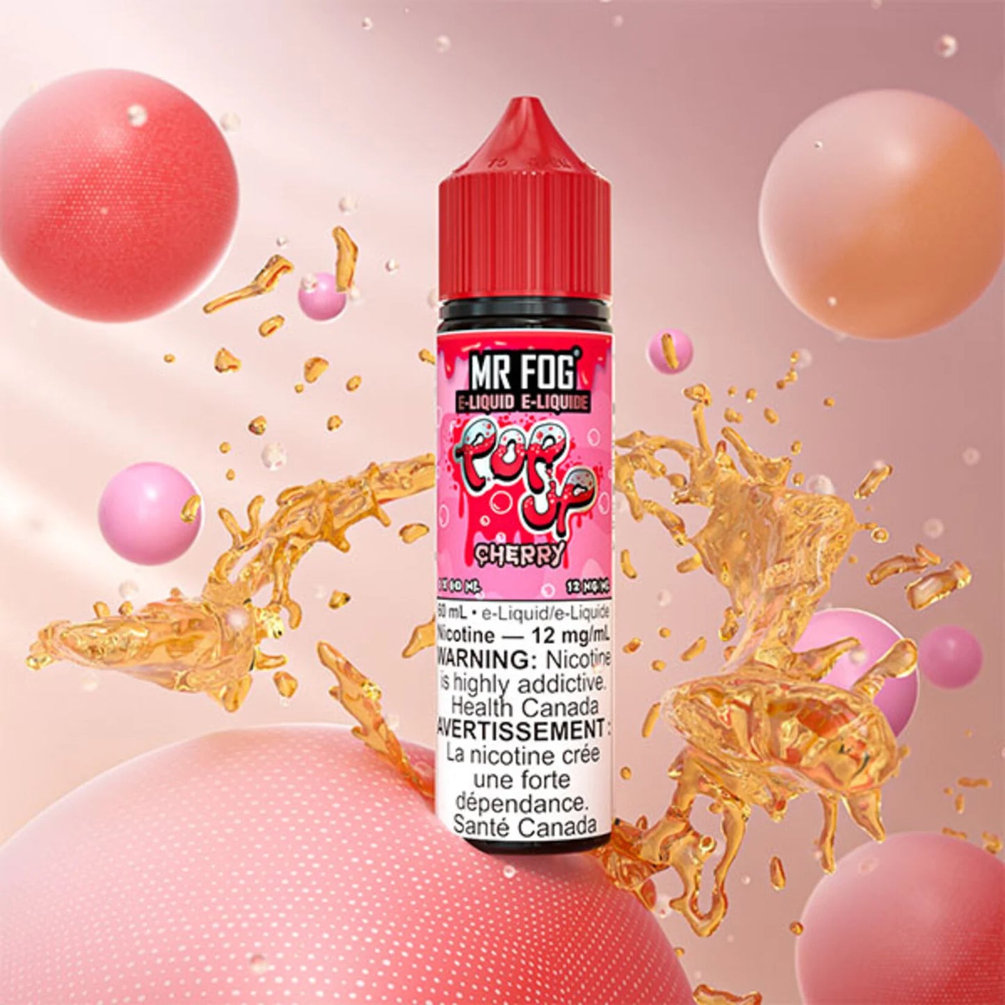 Pop Up Series Cherry MR FOG E-Liquid 60mL Vape Juice