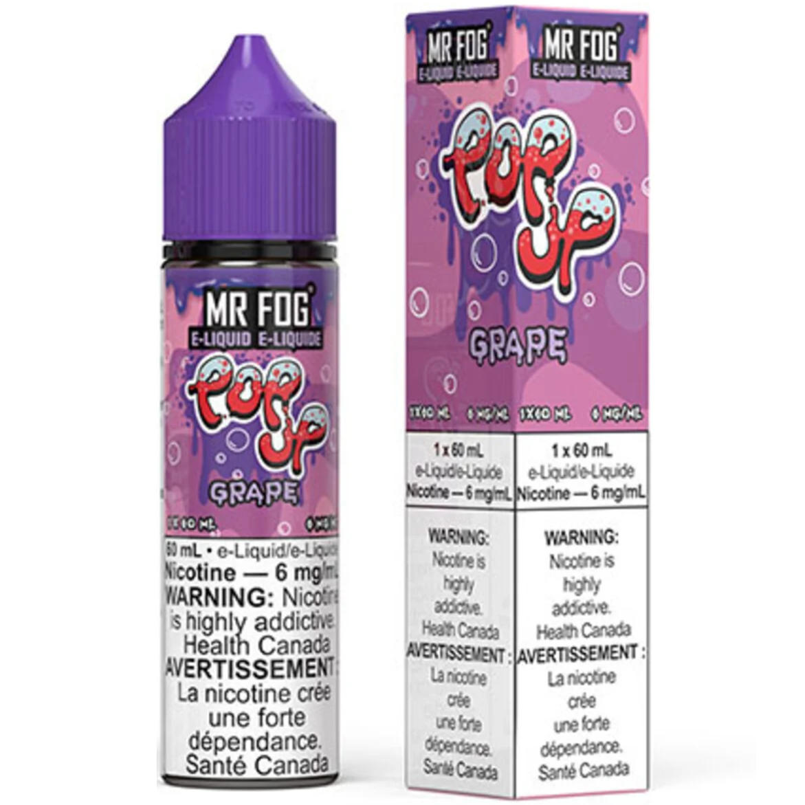 MR FOG E-Liquid 60mL - Popup Series Grape Cloud Island Vapour MR FOG E-Liquid 60mL - Popup Series Grape Cloud Island Vapour