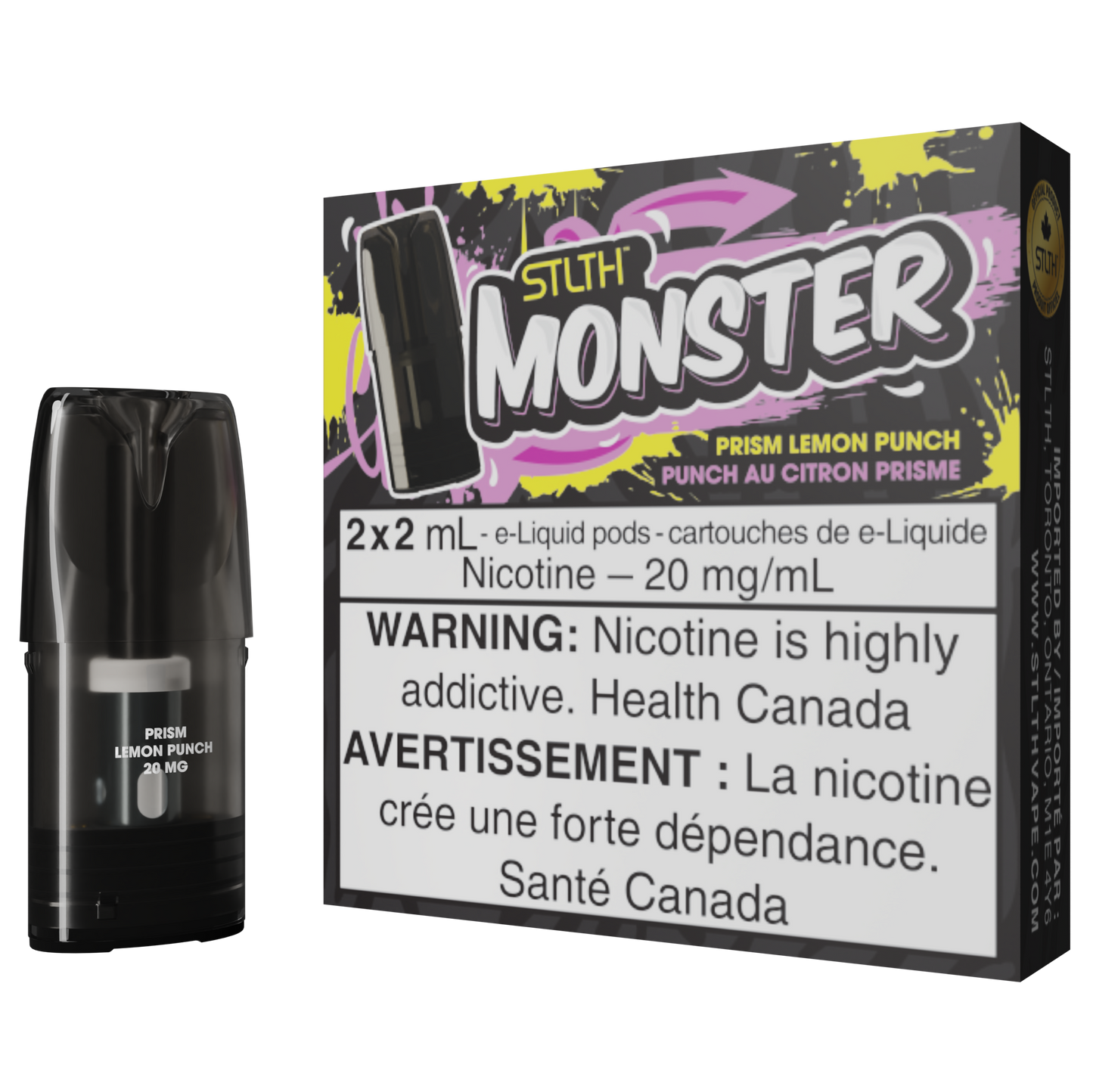 Prism Lemon Punch STLTH MONSTER Pod Pack
