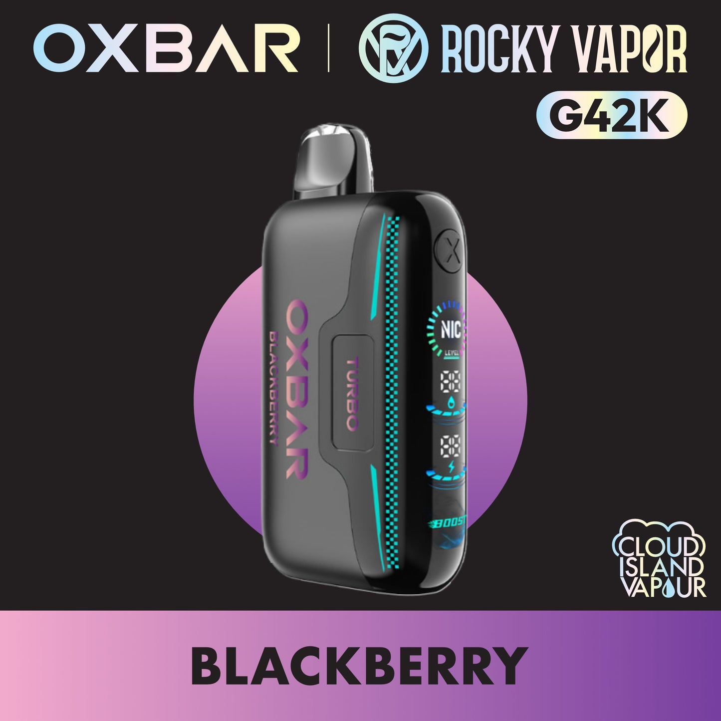ROCKY VAPOR OXBAR G42K Blackberry