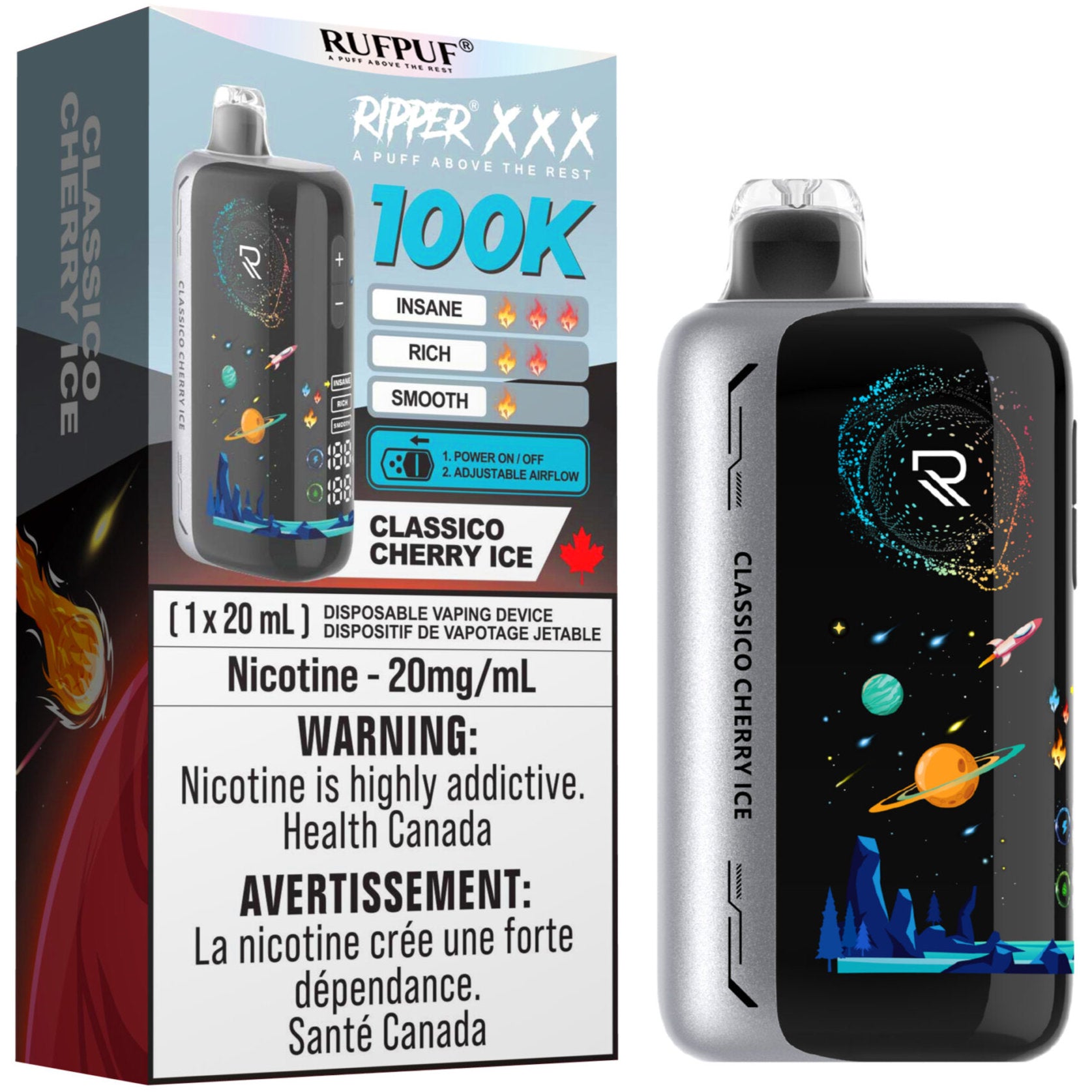 RUFPUF RIPPER XXX 100K Classico Cherry Ice