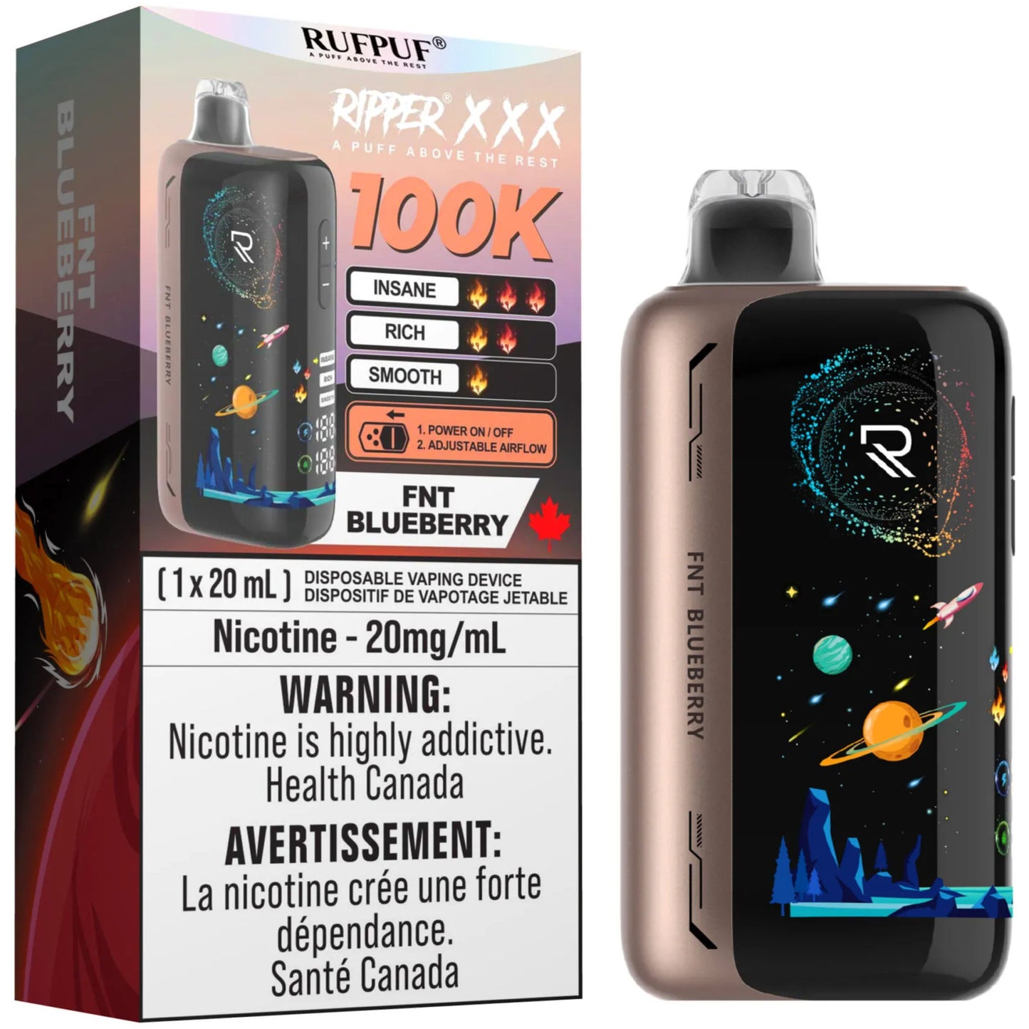 RUFPUF RIPPER XXX 100K FNT Blueberry