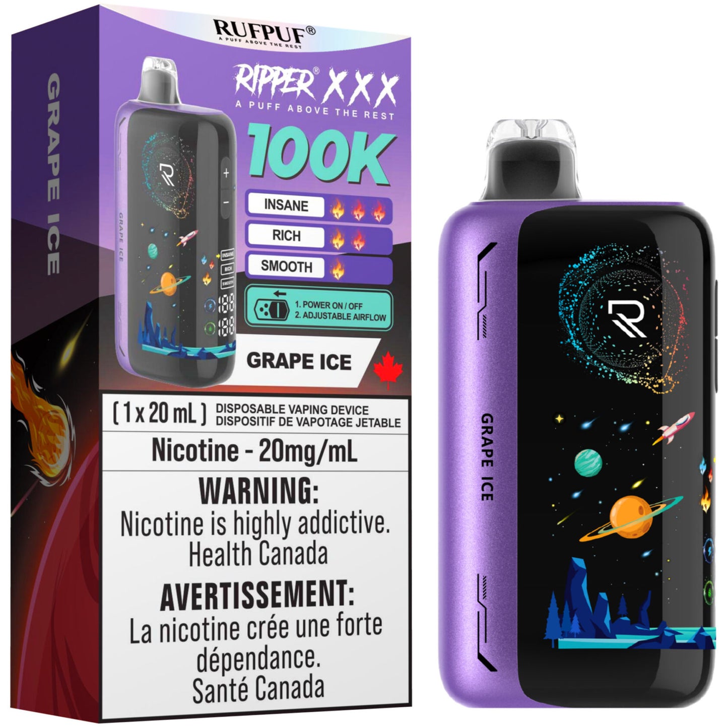 RUFPUF RIPPER XXX 100K Grape Ice