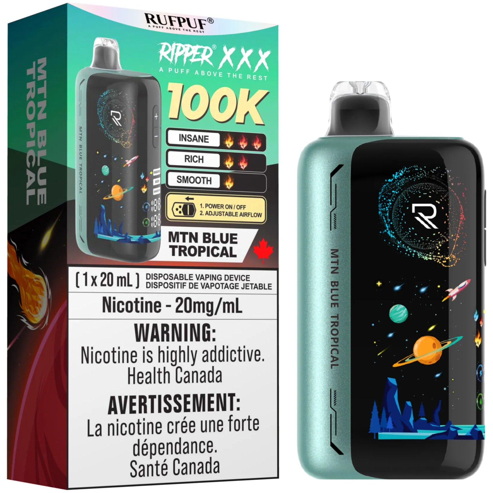 RUFPUF RIPPER XXX 100K MTN Blue Tropical