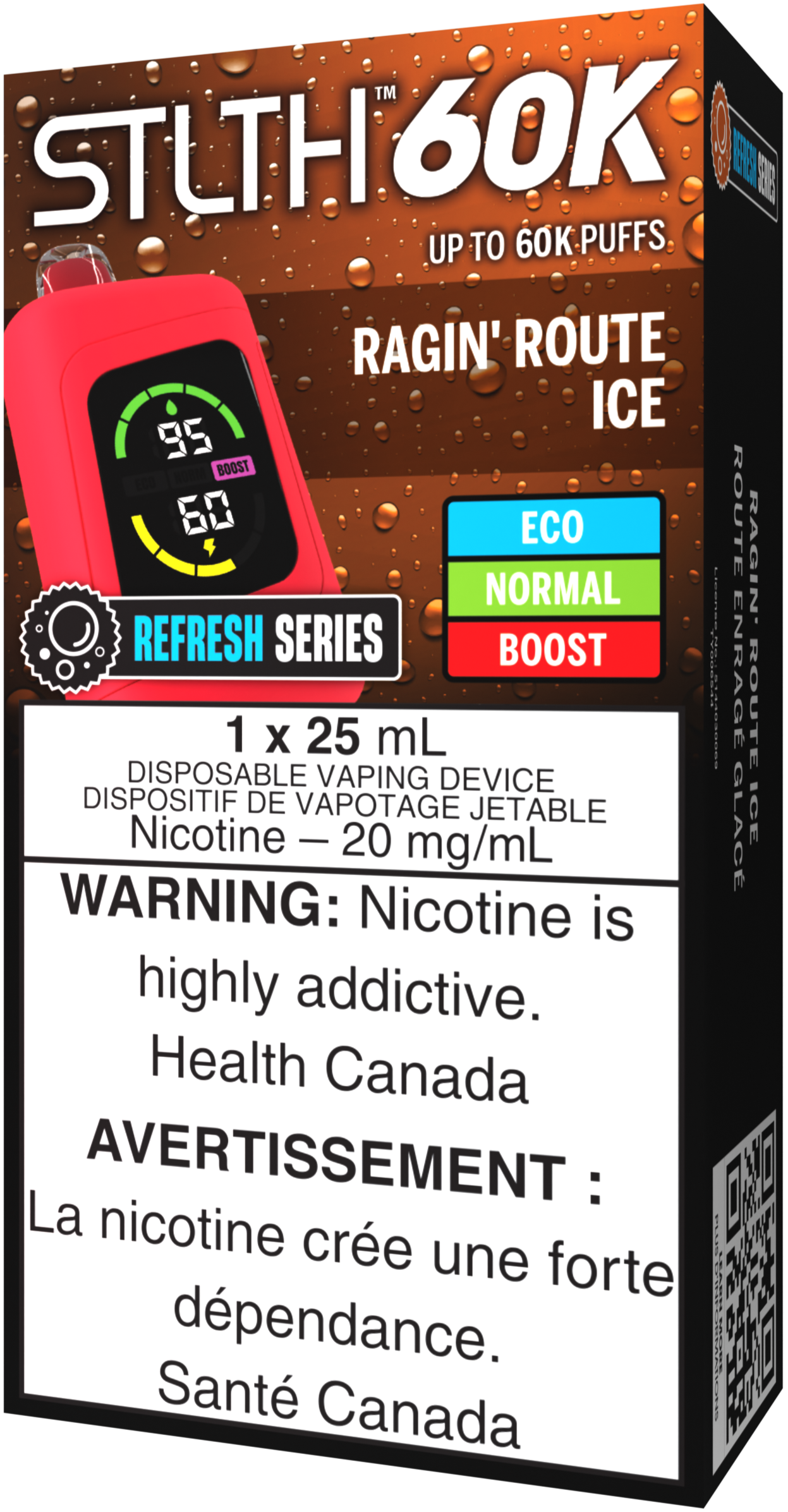 Ragin' Route Ice STLTH 60K Disposable Vape