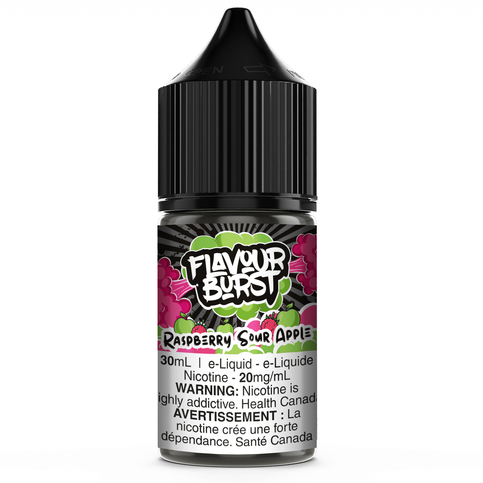 Flavour Burst Salt - Raspberry Sour Apple Cloud Island Vapour Flavour Burst Salt - Raspberry Sour Apple Cloud Island Vapour