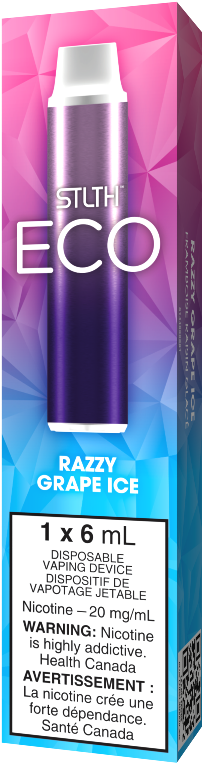 Razzy Grape Ice STLTH ECO Disposable Vape