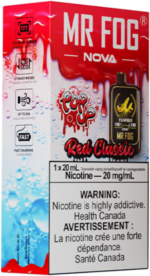 Red Classic MR FOG NOVA Popup