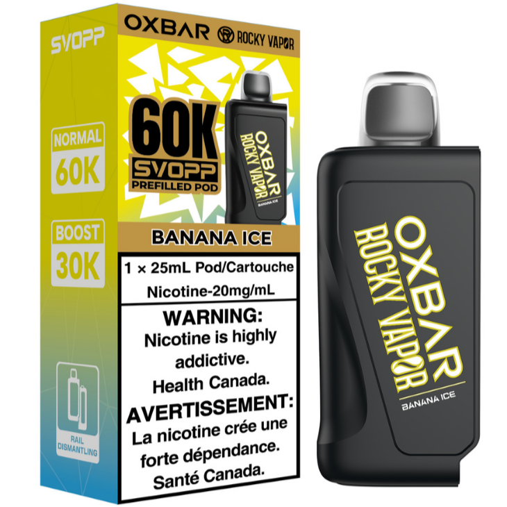 Rocky Vapor Oxbar Svopp 60K Banana Ice