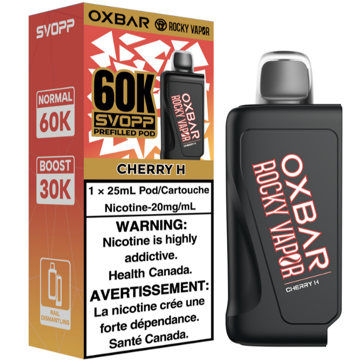 Rocky Vapor Oxbar Svopp 60K Cherry H