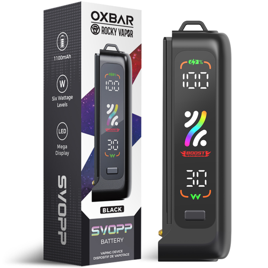 Rocky Vapor Oxbar Svopp Device Black