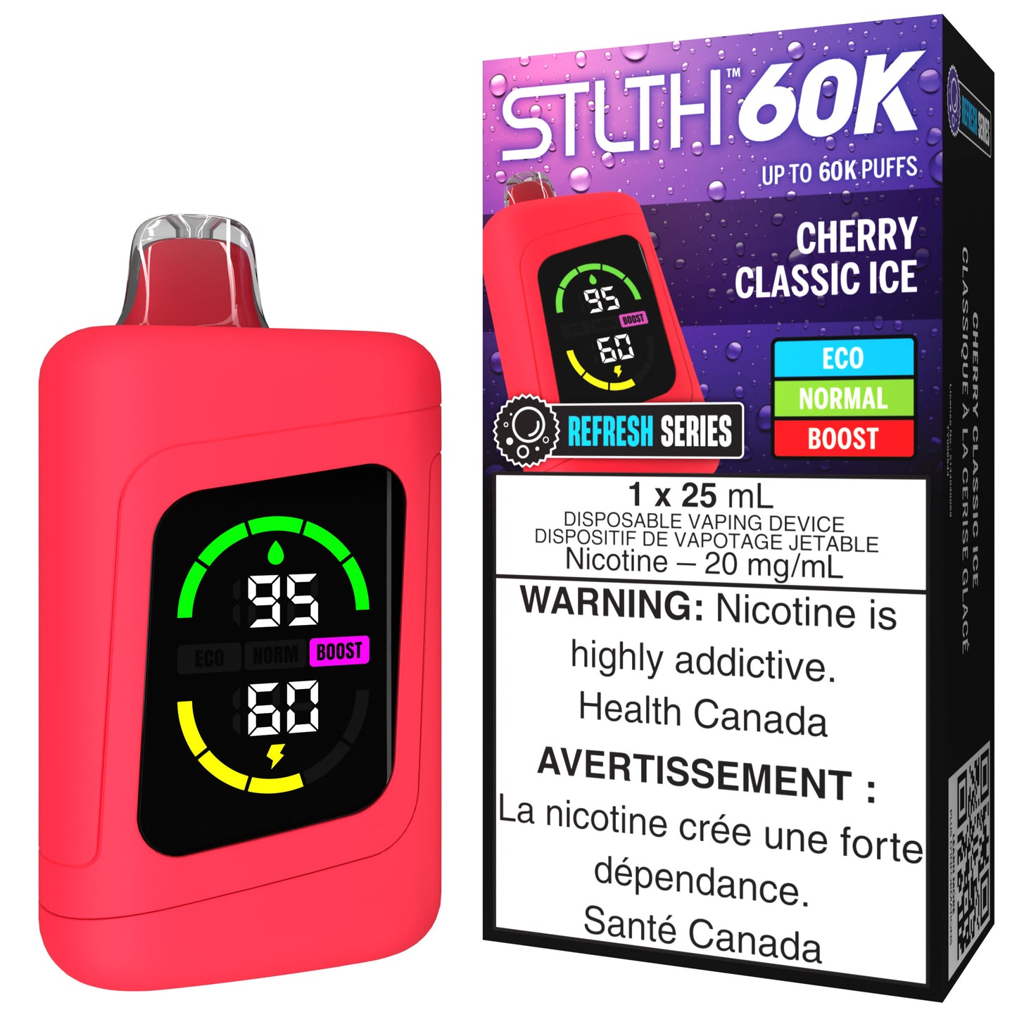 STLTH 60K Disposable Cherry Classic Ice