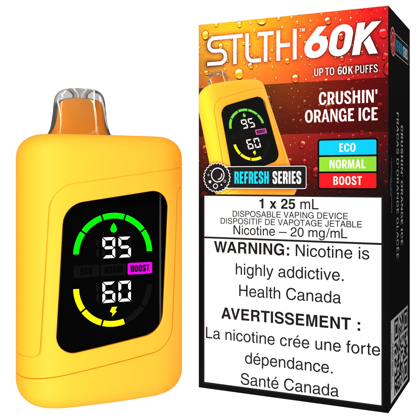 STLTH 60K Disposable Crushin' Orange Ice