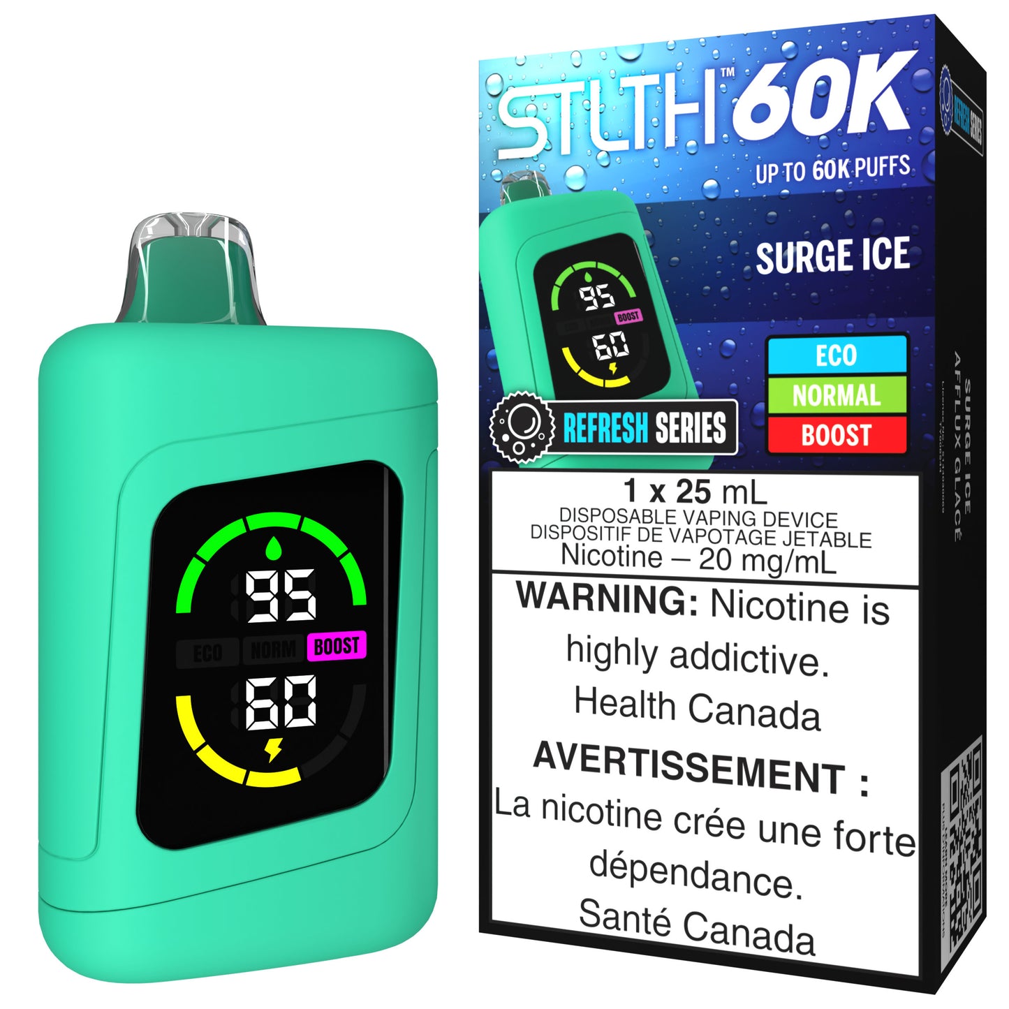 STLTH 60K Disposable Surge Ice