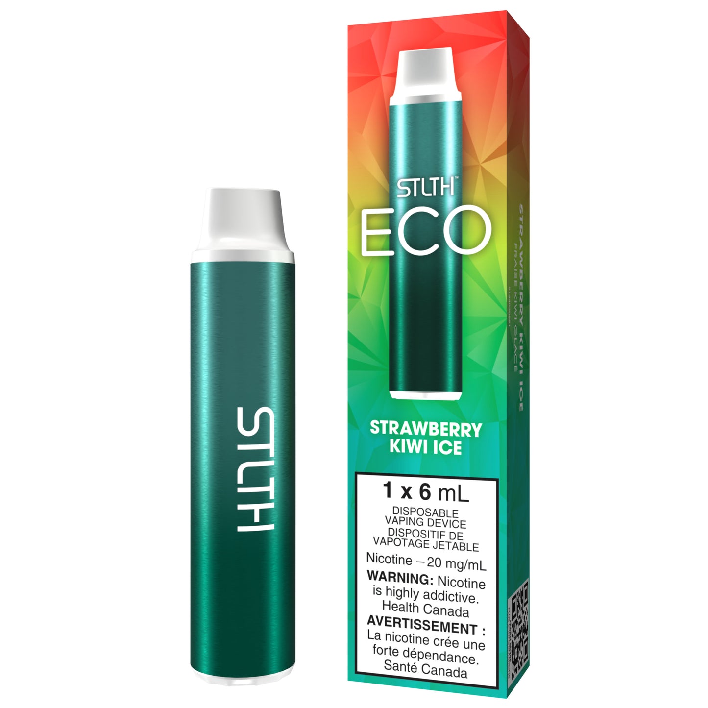 STLTH ECO Disposable Vape Strawberry Kiwi Ice