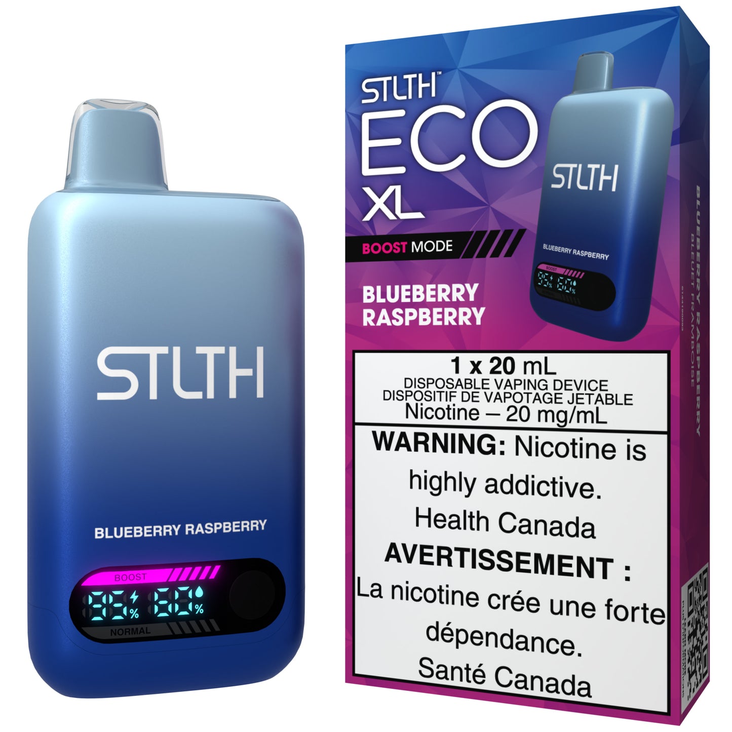 STLTH ECO XL Disposable Vape Blueberry Raspberry