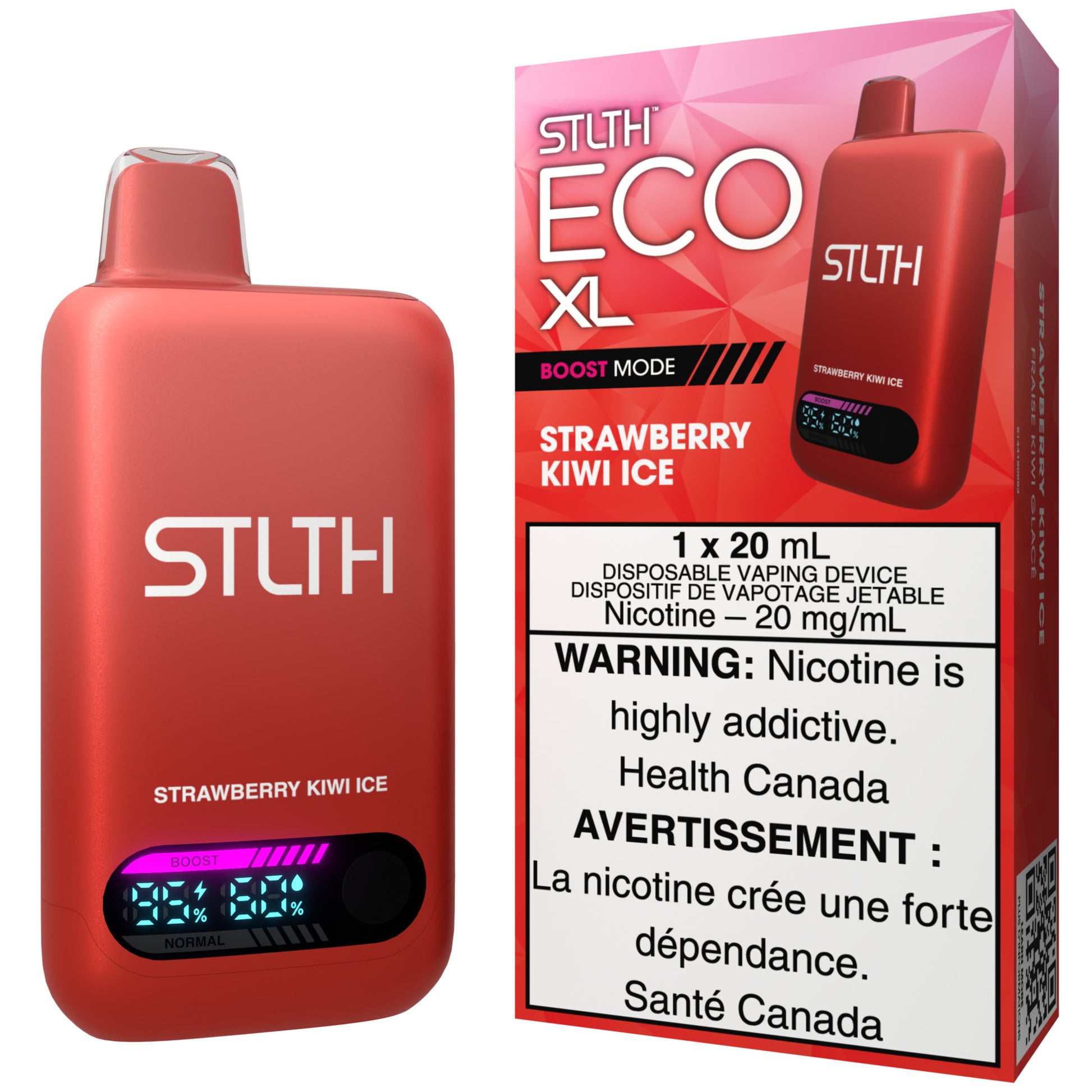 STLTH ECO XL Disposable Vape Strawberry Kiwi Ice