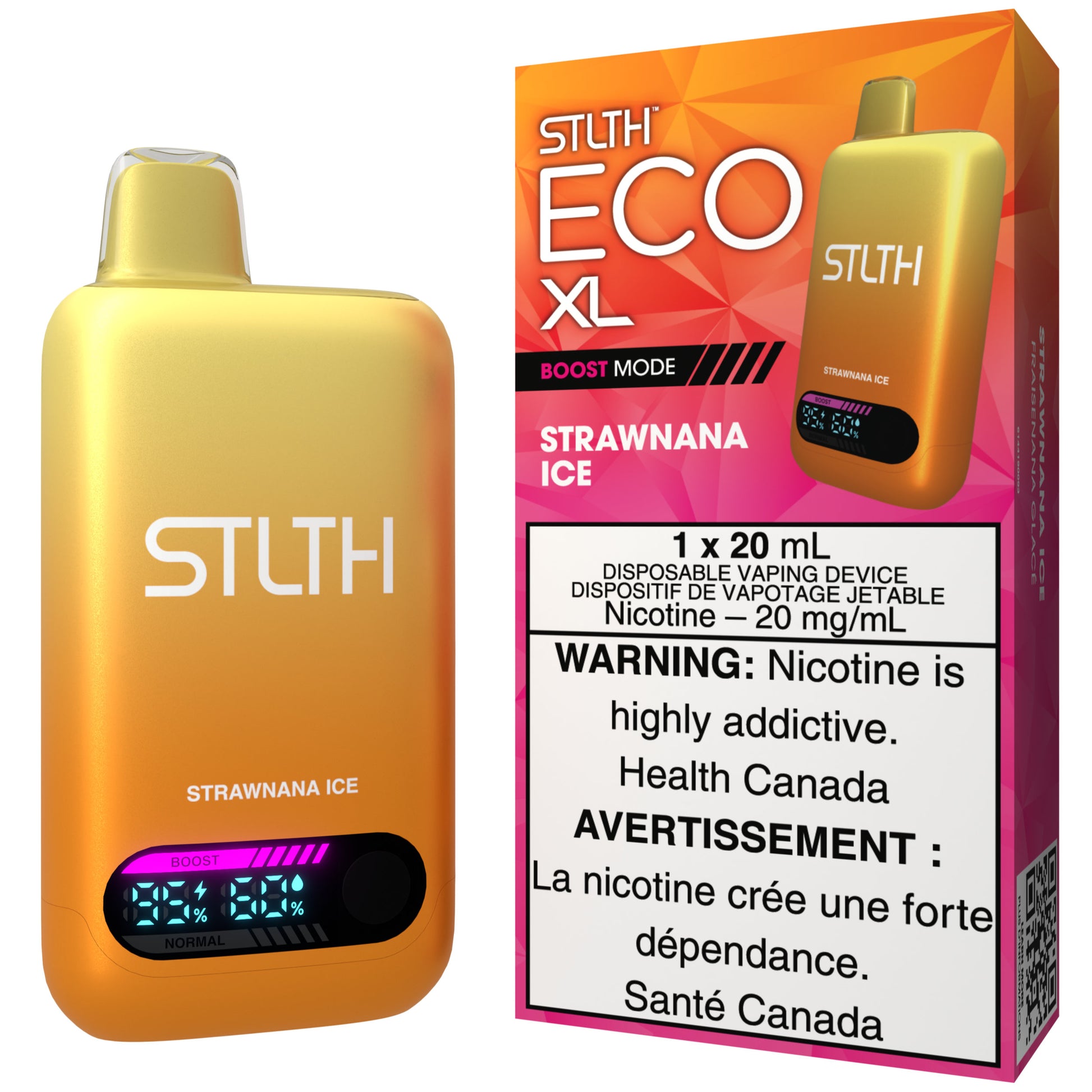 STLTH ECO XL Disposable Vape Strawnana Ice