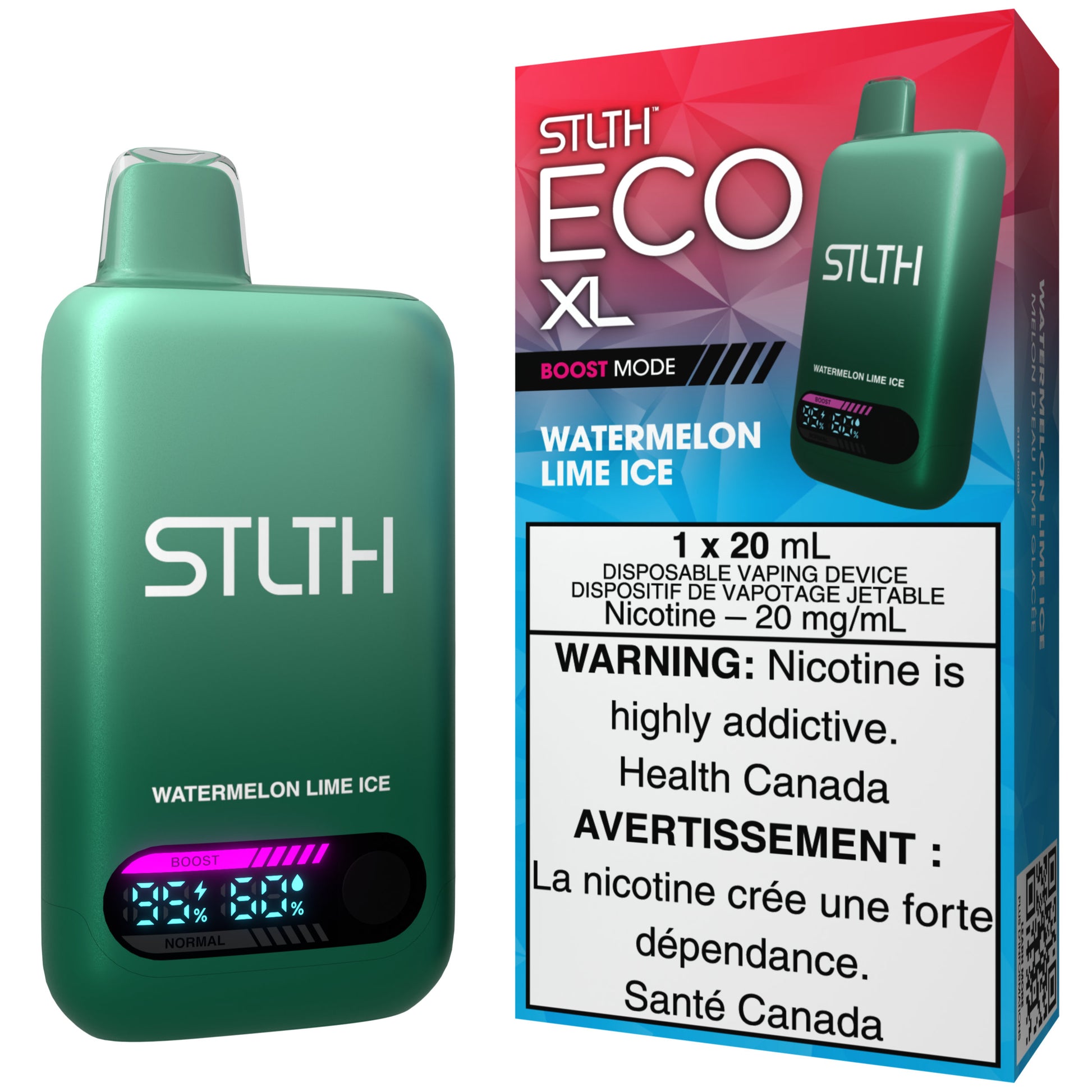 STLTH ECO XL Disposable Vape Watermelon Lime Ice