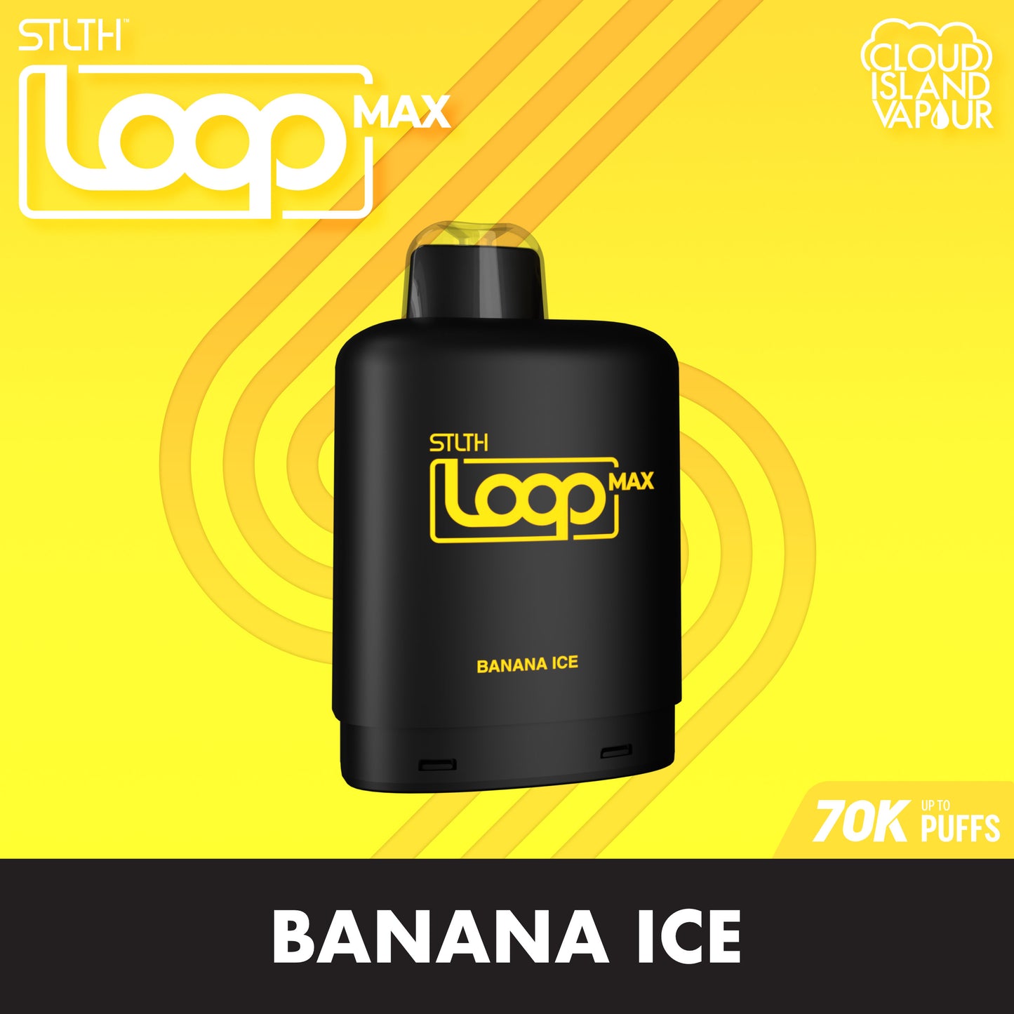 STLTH LOOP MAX Pod Pack Banana Ice